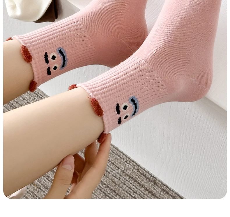 Cartoon Print Socks Set SpreePicky