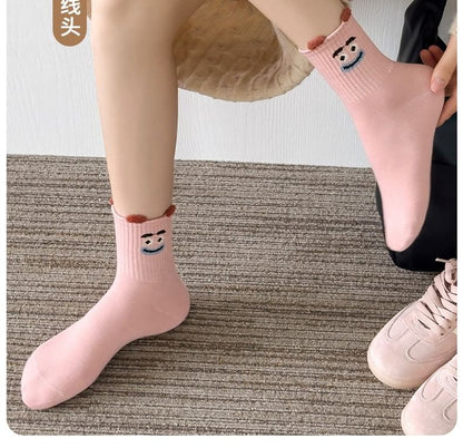 Cartoon Print Socks Set SpreePicky