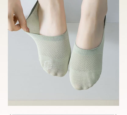 Set of 5 Pairs: Plain No Show Socks SpreePicky