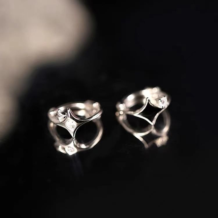 925 Sterling Silver Star Cuff Earring SpreePicky