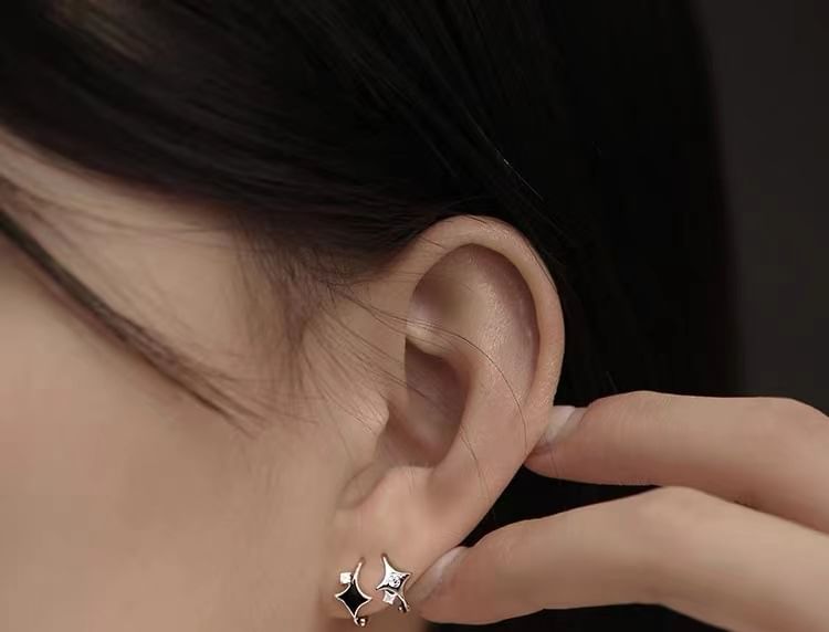 925 Sterling Silver Star Cuff Earring SpreePicky