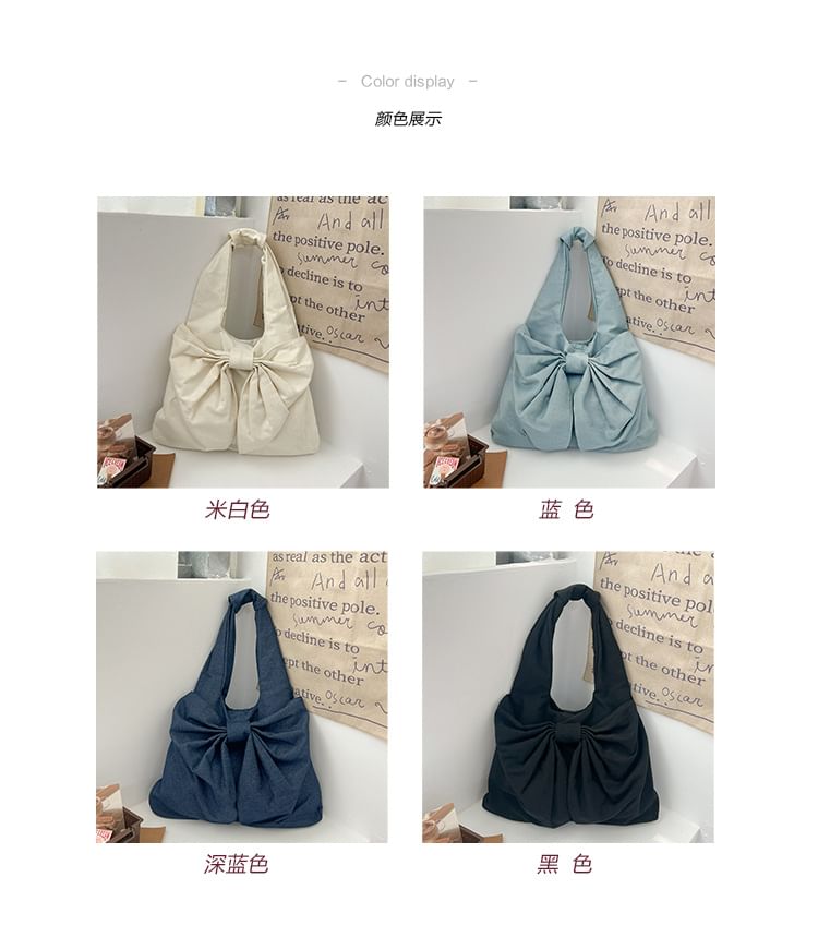 Bow Canvas Tote Bag SpreePicky