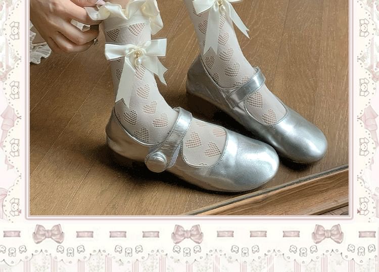 Bowknot Ruffle Trim Socks SpreePicky