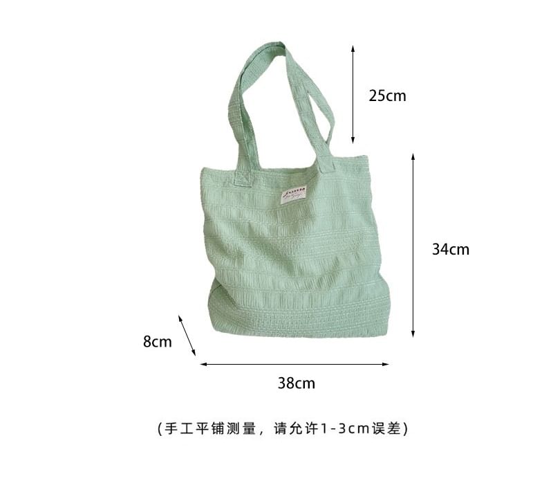 Applique Embroidered Tote Bag SpreePicky