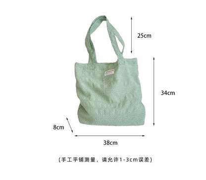 Applique Embroidered Tote Bag SpreePicky