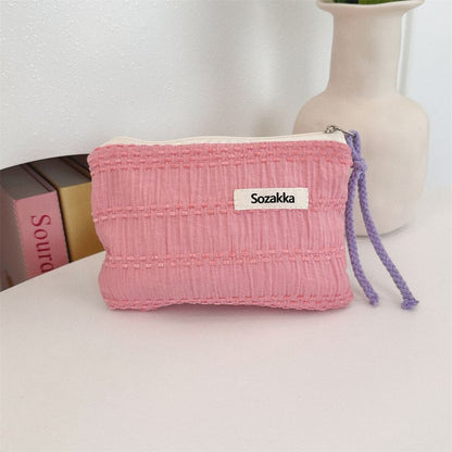 Textured Zip Pouch SpreePicky