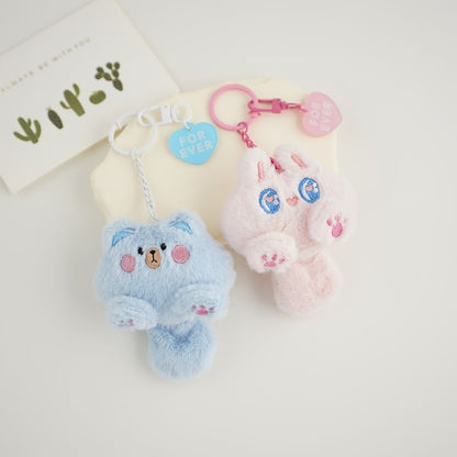 Cat Chenille Key Chain / Bag Charm SpreePicky