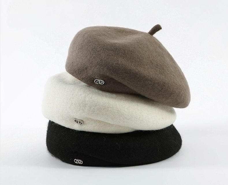 Plain Felt Beret SpreePicky