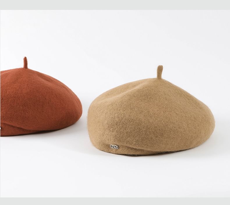 Plain Felt Beret SpreePicky