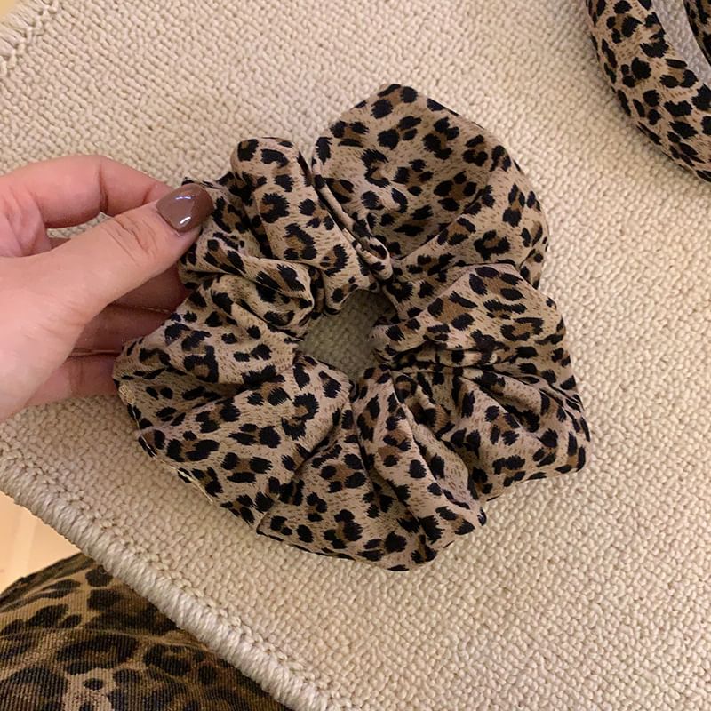 Leopard Print Headband / Scrunchie SpreePicky