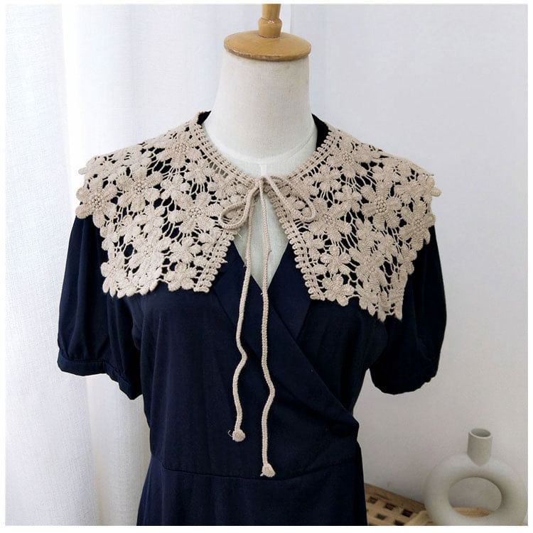 Floral Lace Light Scarf SpreePicky