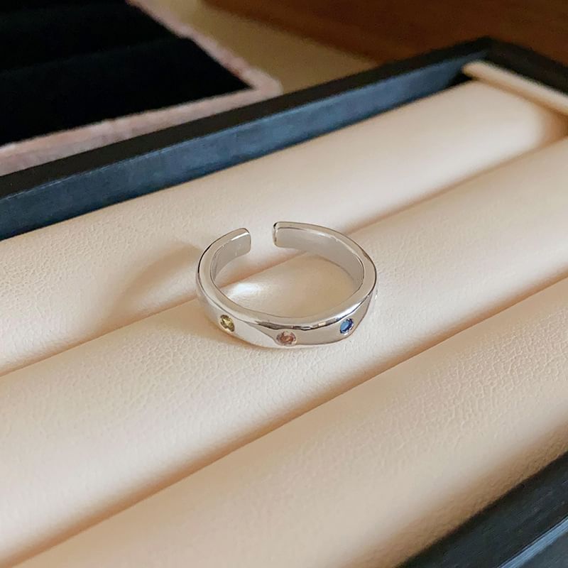 (Various Open Alloy Ring Designs) Rhinestone FashionChic