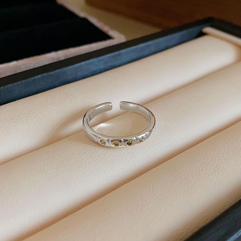 (Various Open Alloy Ring Designs) Rhinestone FashionChic