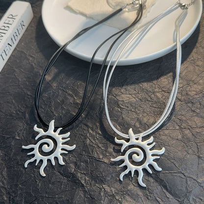 Sun Pendant Necklace SpreePicky