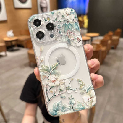 Floral Magnetic (Compatible with MagSafe) Phone Case SpreePicky