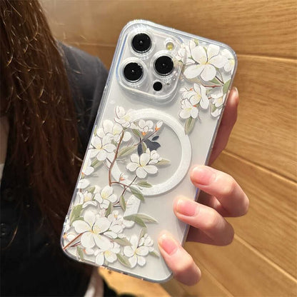 Floral Magnetic (Compatible with MagSafe) Phone Case SpreePicky