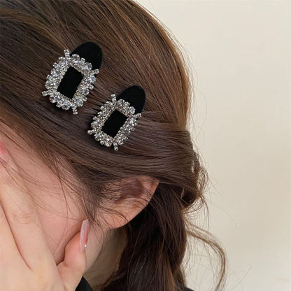 Rhinestone Heart Hair Clip SpreePicky