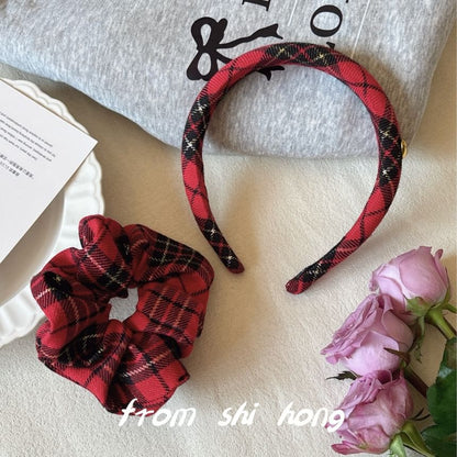 Plaid Headband / Scrunchie SpreePicky