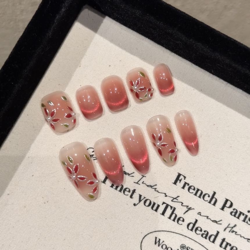 Floral Press On Nail (Various Designs) SpreePicky