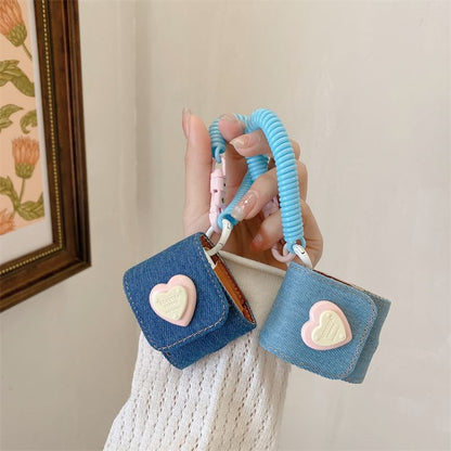 Heart Denim AirPods / Pro Earphone Case Skin SpreePicky