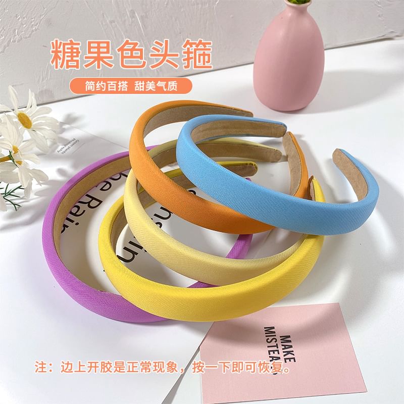 Plain Padded Headband SpreePicky