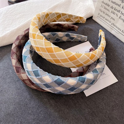 Plaid Padded Headband SpreePicky