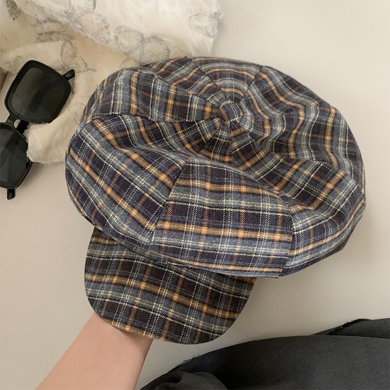 Plaid Newsboy Cap SpreePicky