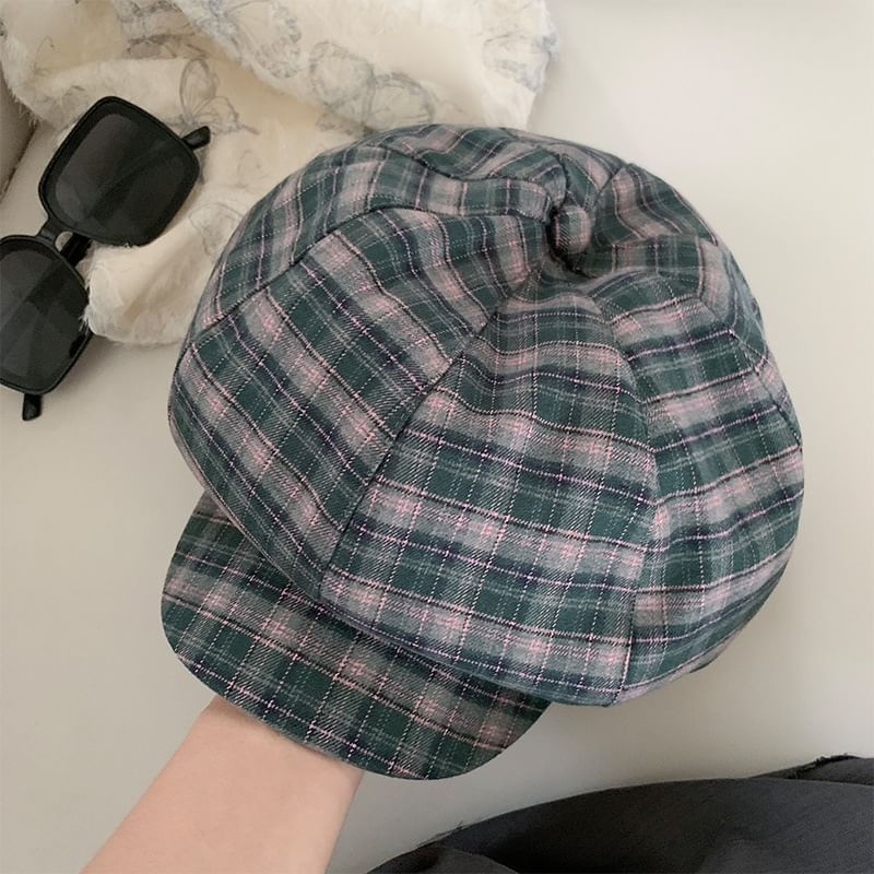 Plaid Newsboy Cap SpreePicky