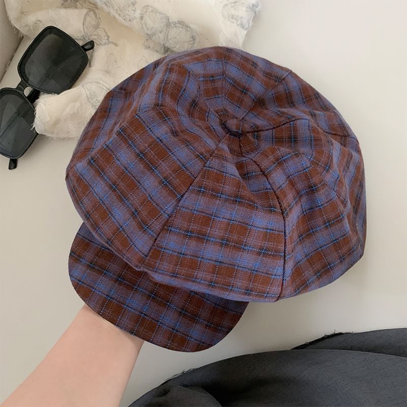 Plaid Newsboy Cap SpreePicky