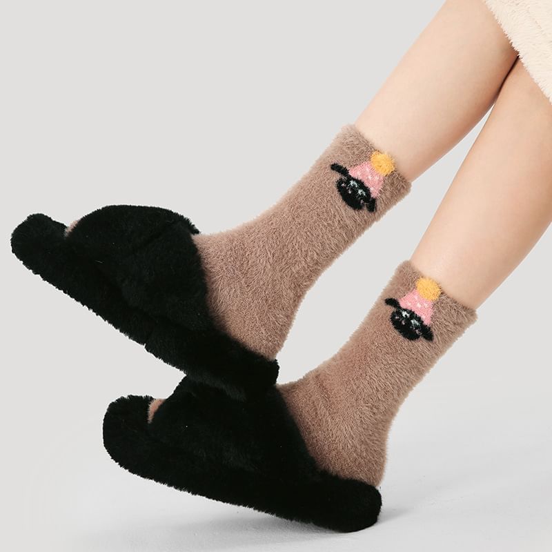 Sheep Print Knit Socks SpreePicky