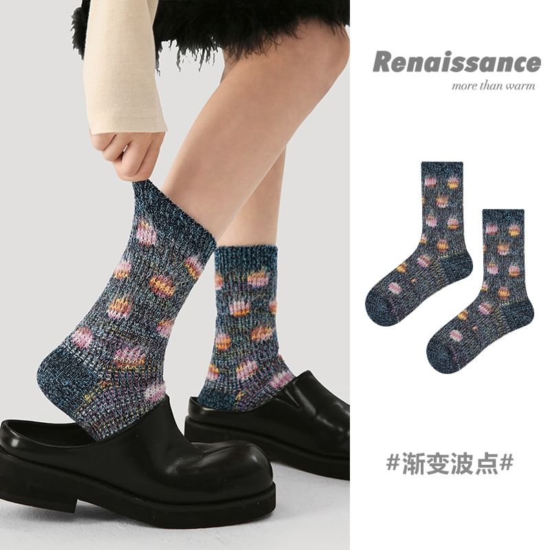 Dotted Knit Socks SpreePicky