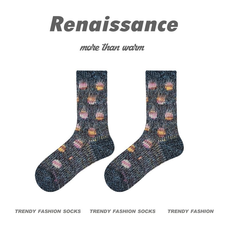 Dotted Knit Socks SpreePicky