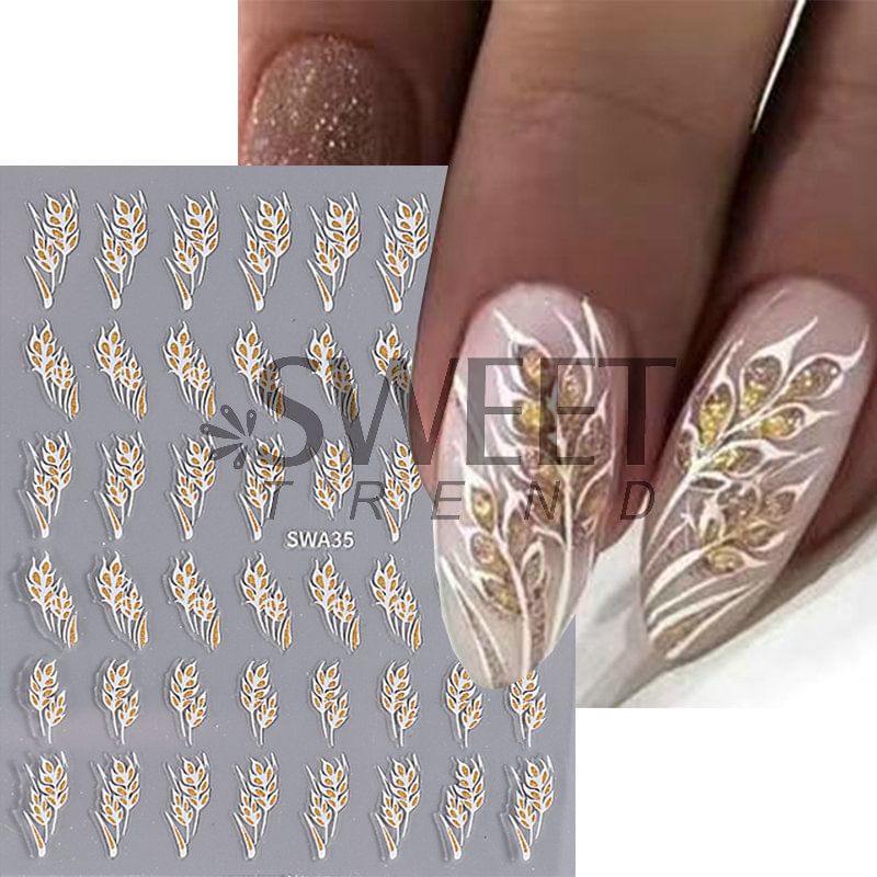 Wheat Nail Art Stickers (Various Designs) SpreePicky