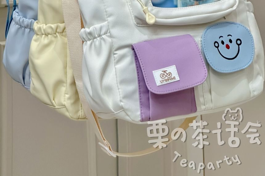 PVC Pocket Plain Tote Bag / Bag Charm / Set SpreePicky