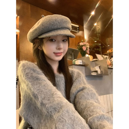 Woolen Plain Beret SpreePicky