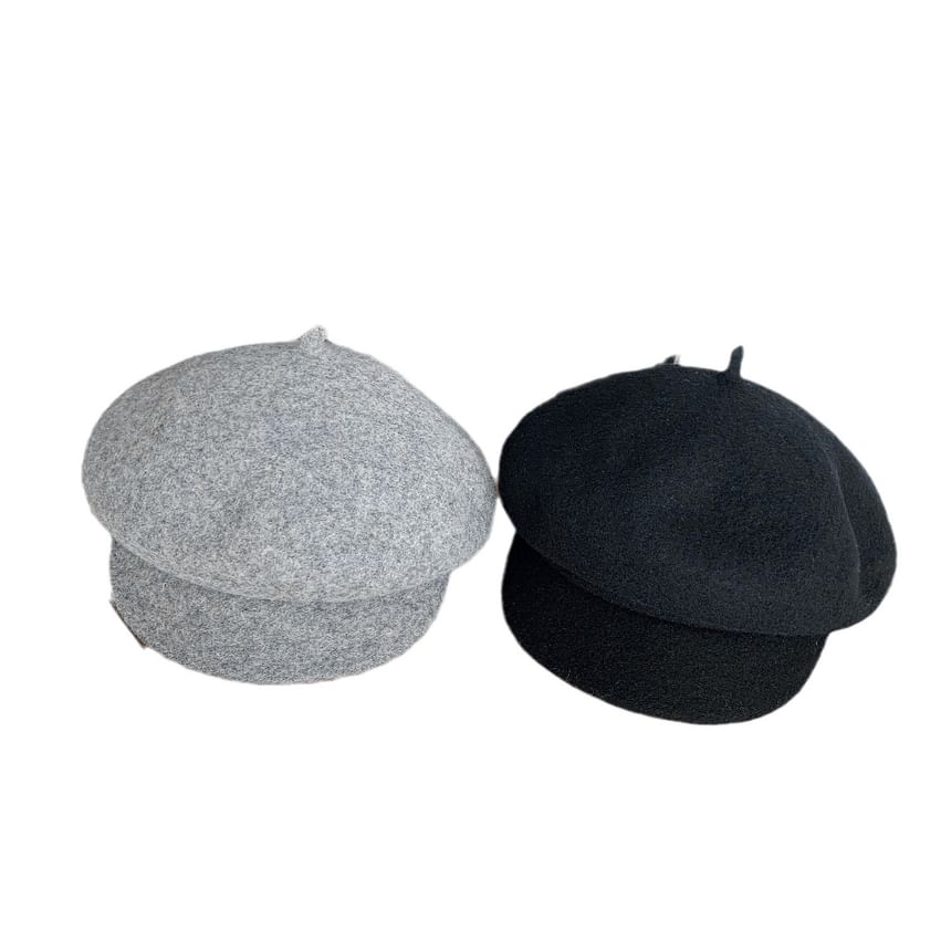 Woolen Plain Beret SpreePicky