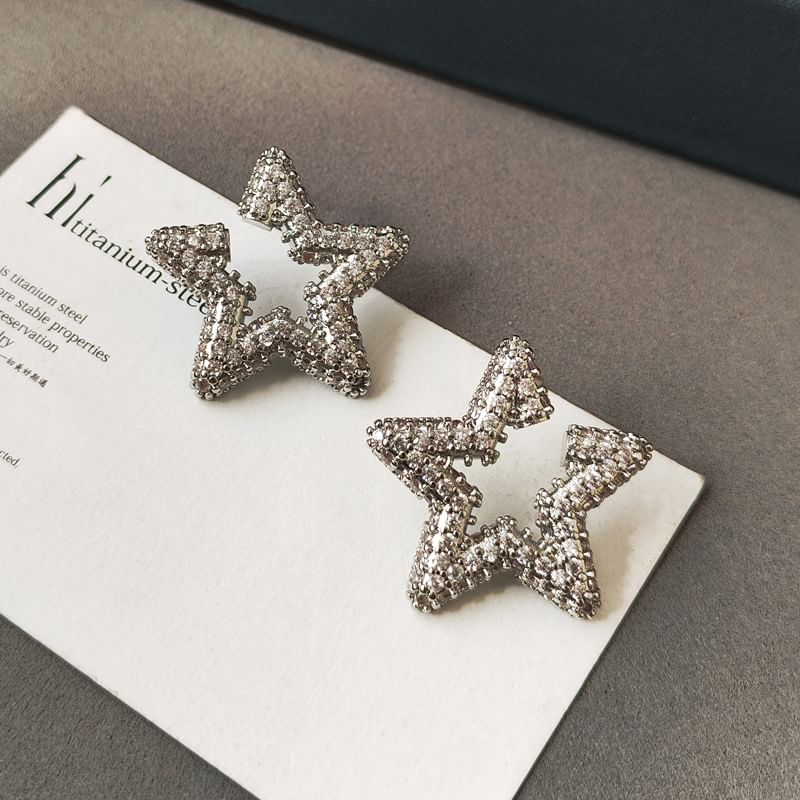 Star Hoop Earring SpreePicky