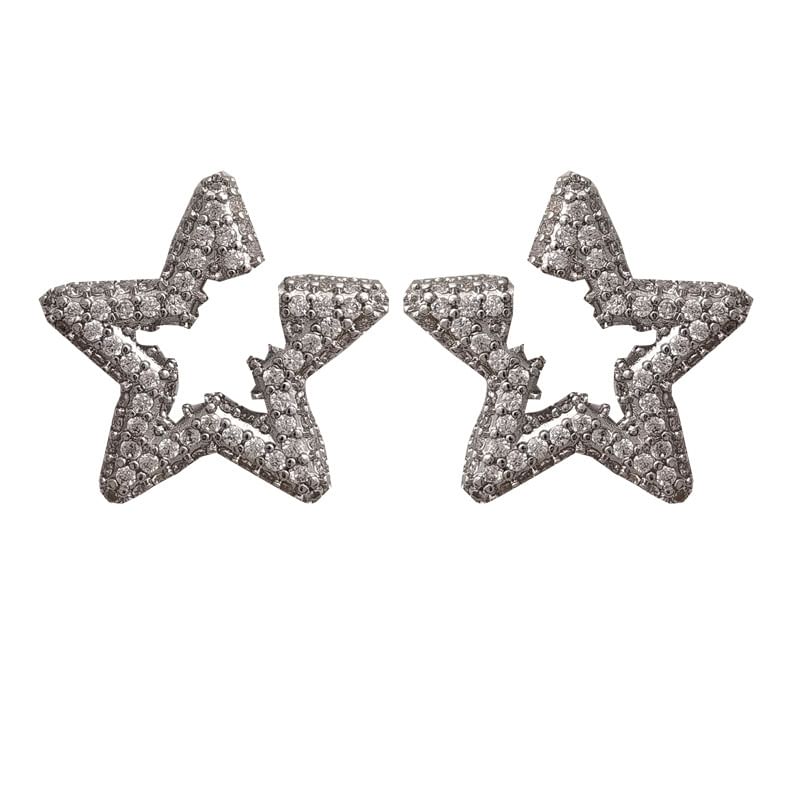 Star Hoop Earring SpreePicky