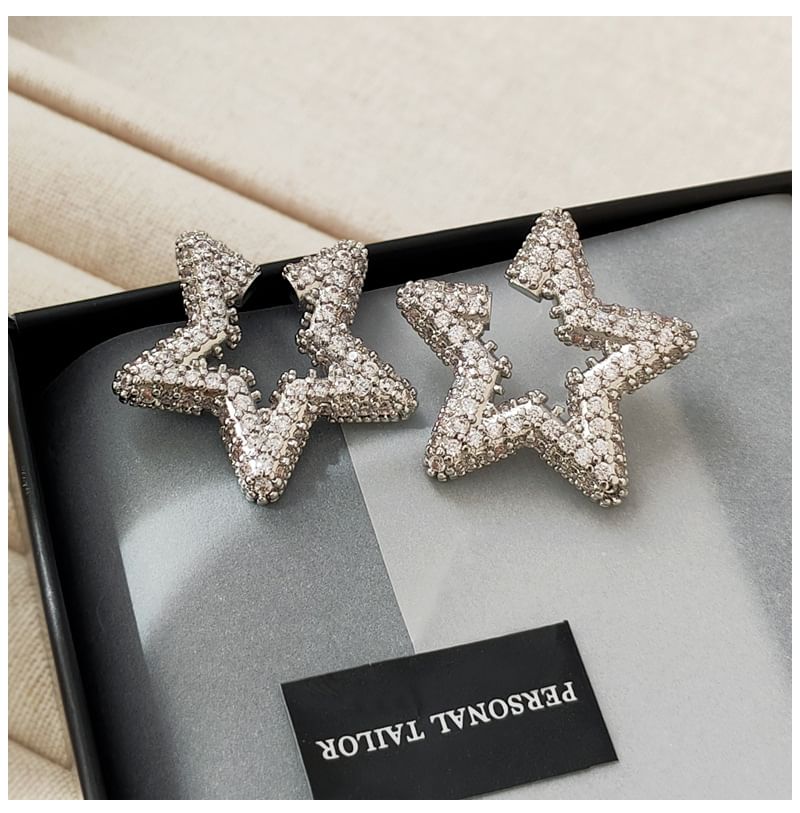 Star Hoop Earring SpreePicky