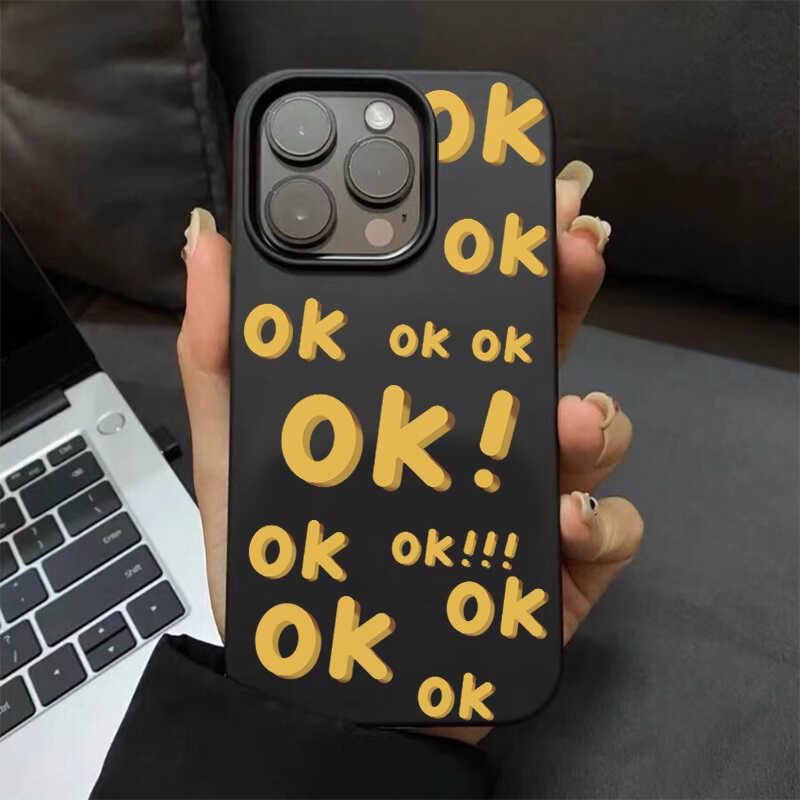 Lettering Phone Case - iPhone 16 Pro Max / 16 Pro / 16 Plus / 16 / 15 Pro Max / 15 Pro / 15 Plus / 15 / 14 Pro Max / 14 Pro / 14 Plus / 14 / 13 Pro Max / 13 Pro / 13 / 13 Mini SpreePicky