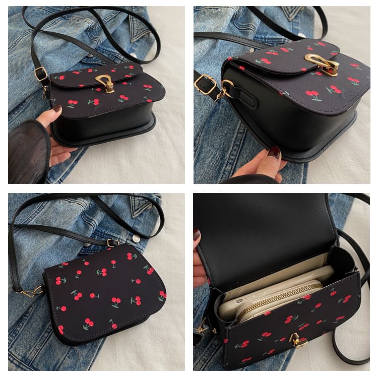 Cherry Print Satchel Bag SpreePicky