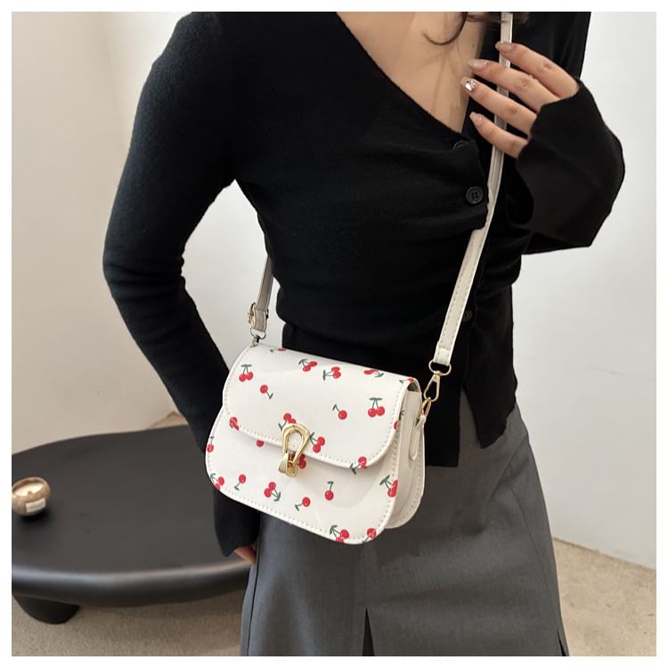 Cherry Print Satchel Bag SpreePicky