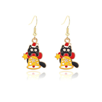 Christmas Cartoon Alloy Drop Earring SpreePicky