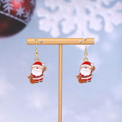 Christmas Cartoon Alloy Drop Earring SpreePicky