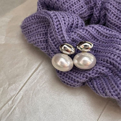 Faux Pearl Alloy Earrings SpreePicky