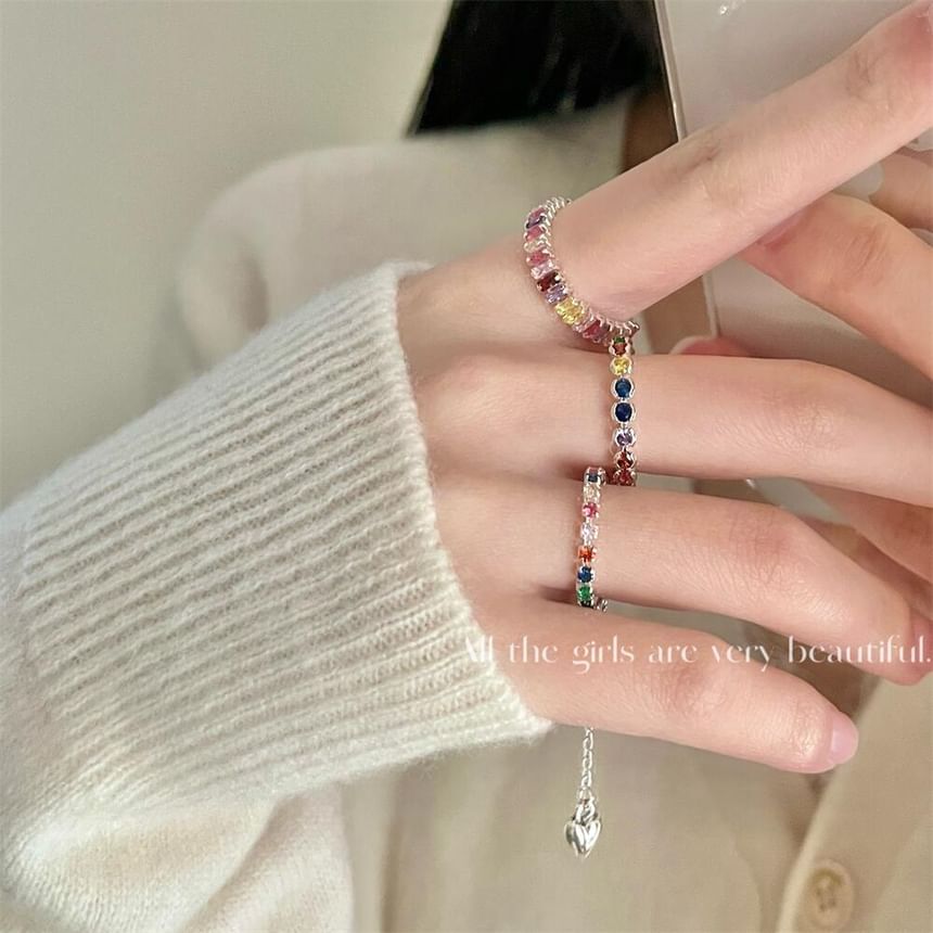 Gemstone Chain Detail Ring (Various Design) SpreePicky