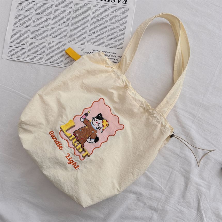 Cartoon Drawstring Shopper Bag SpreePicky