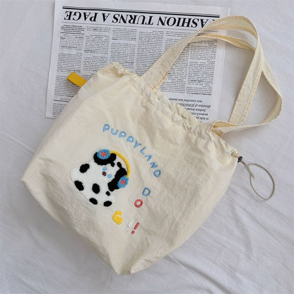 Cartoon Drawstring Shopper Bag SpreePicky