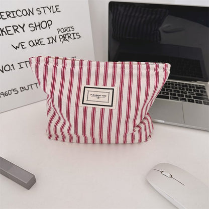 Striped Makeup Pouch SpreePicky