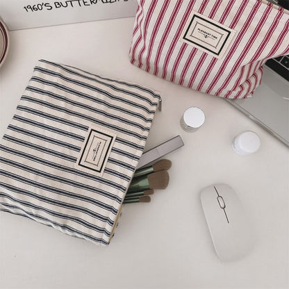 Striped Makeup Pouch SpreePicky